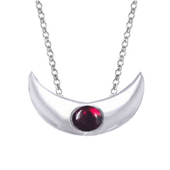 blood red moon necklace