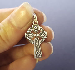 small Celtic cross necklace