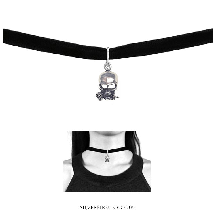 slim black choker