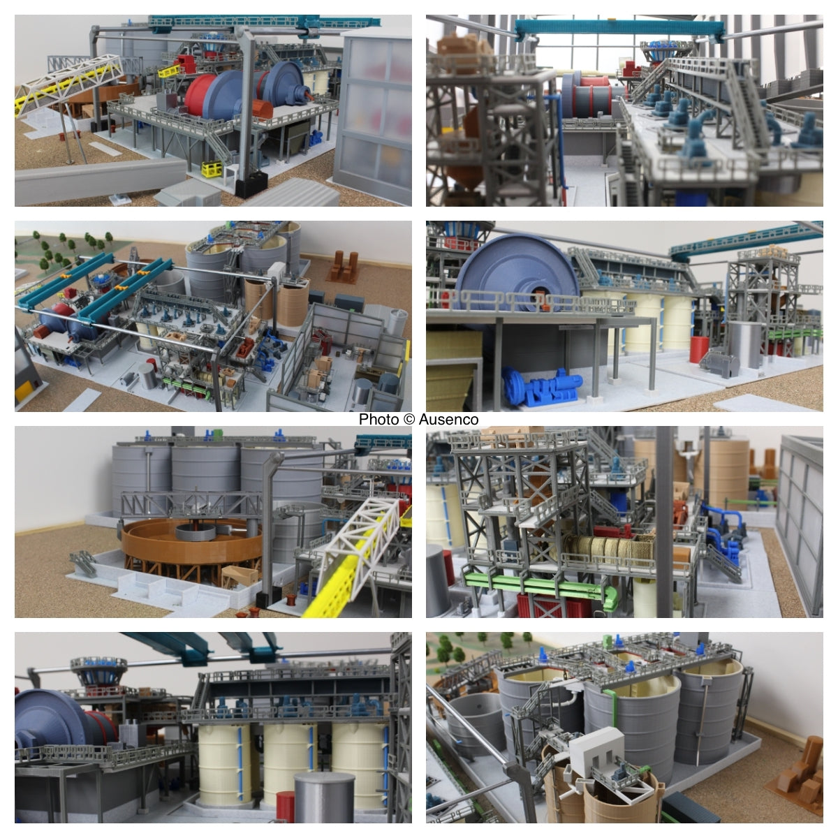 3D printed model of processing plant enhances communication, planning and training