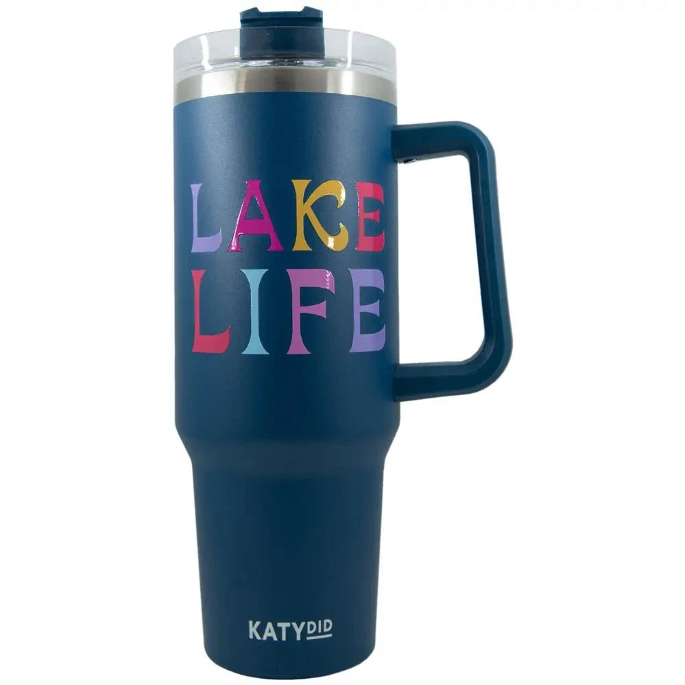 Lake Life Tumbler in Navy