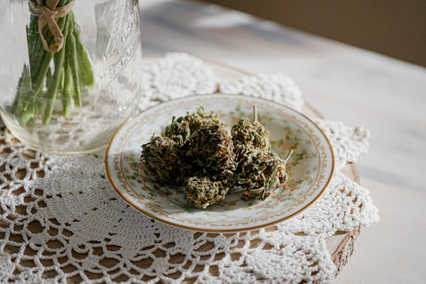Fabric doilies. a perfect idea for what to use instead of charger plates.