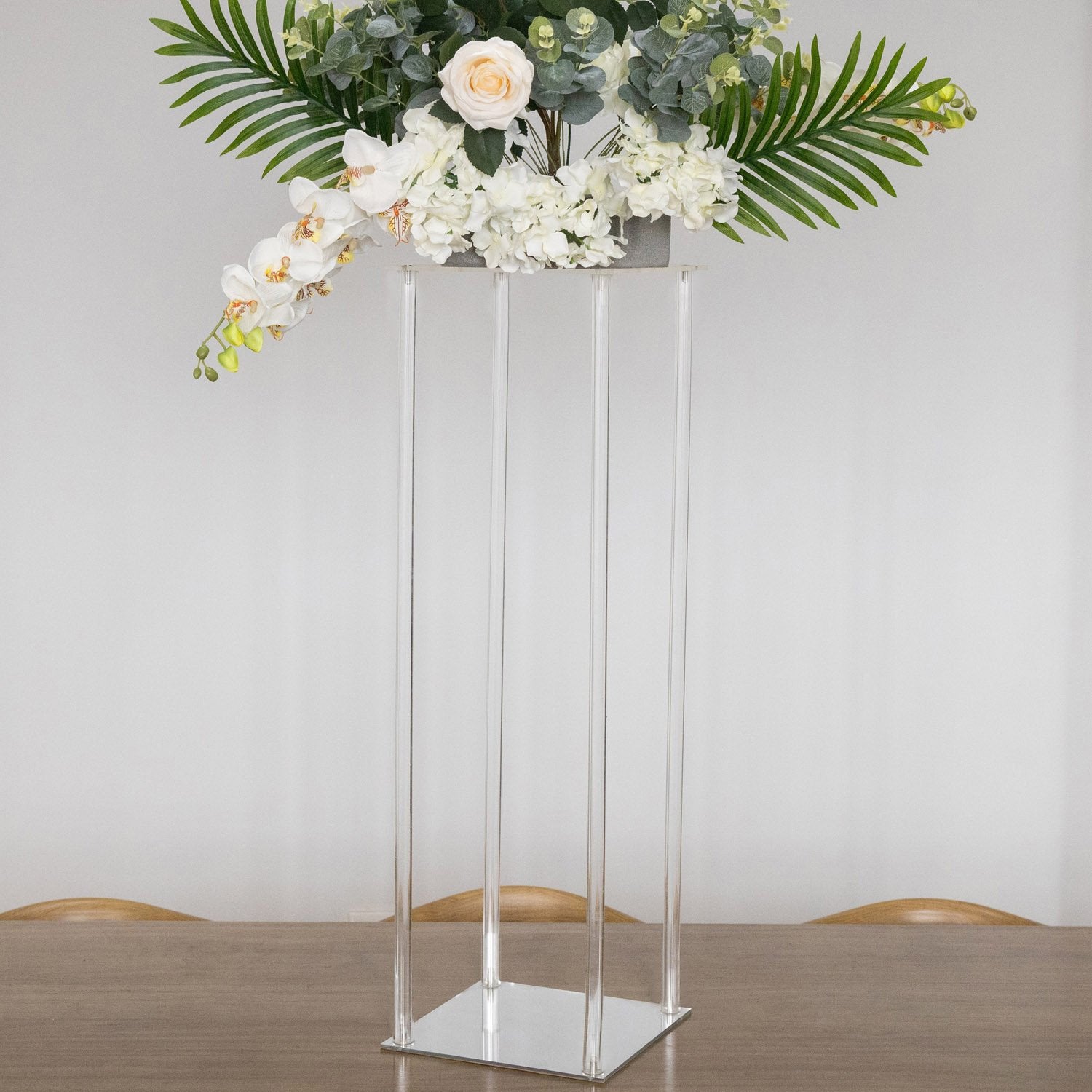 Clear Acrylic Flower Stand, Decorative Vase Column | eHomemart