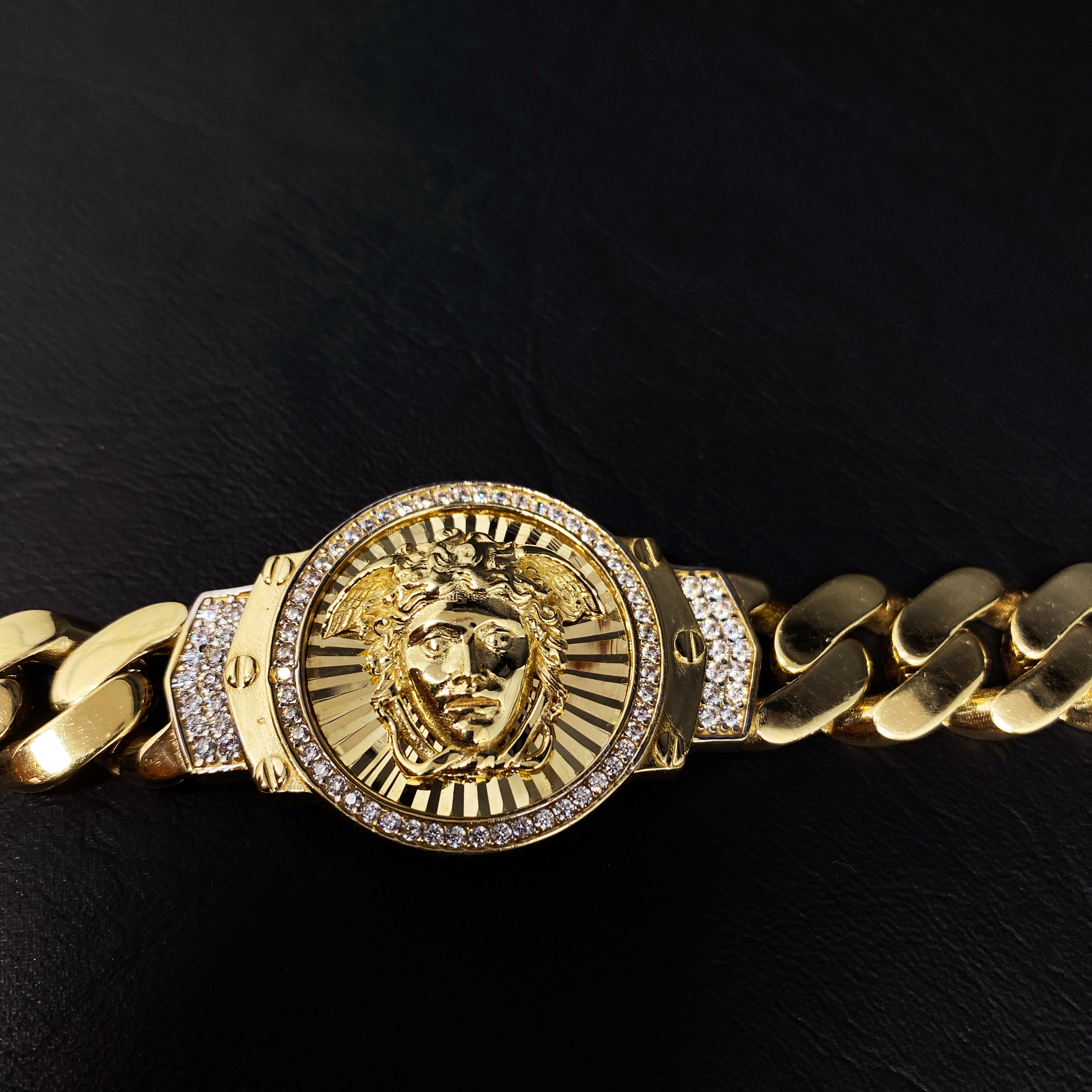 versace cuban link bracelet