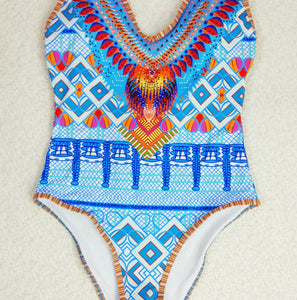 New Ladies One-piece Ethnic Swimwear