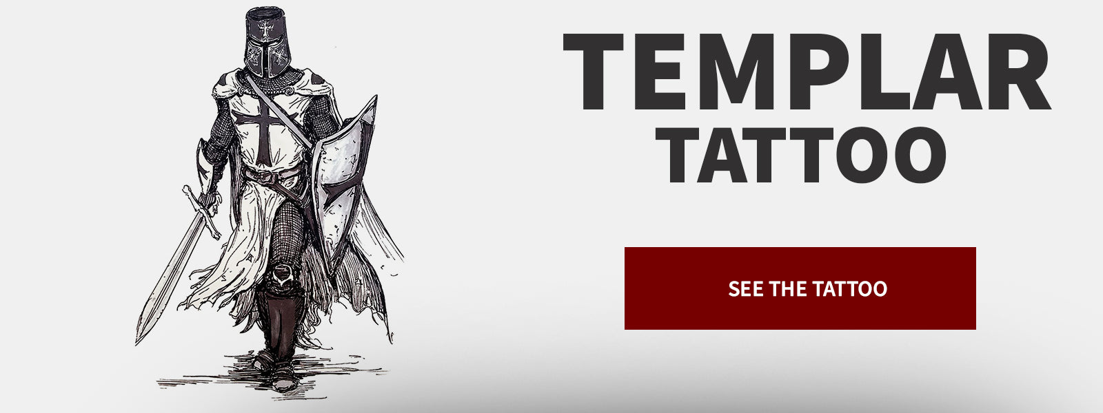 Temporary Tattoo Knight Templar