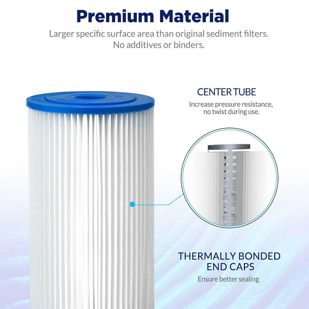 20 x 4.5 membrane pleated filter