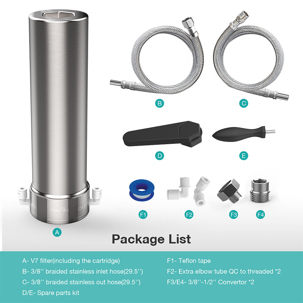 SimPure V7 Kitchen Sink Water Filter System