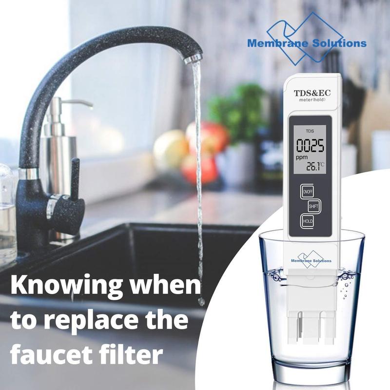 Digital TDS EC Meter Water Tester | For Hydroponics | 32.0-176°F –