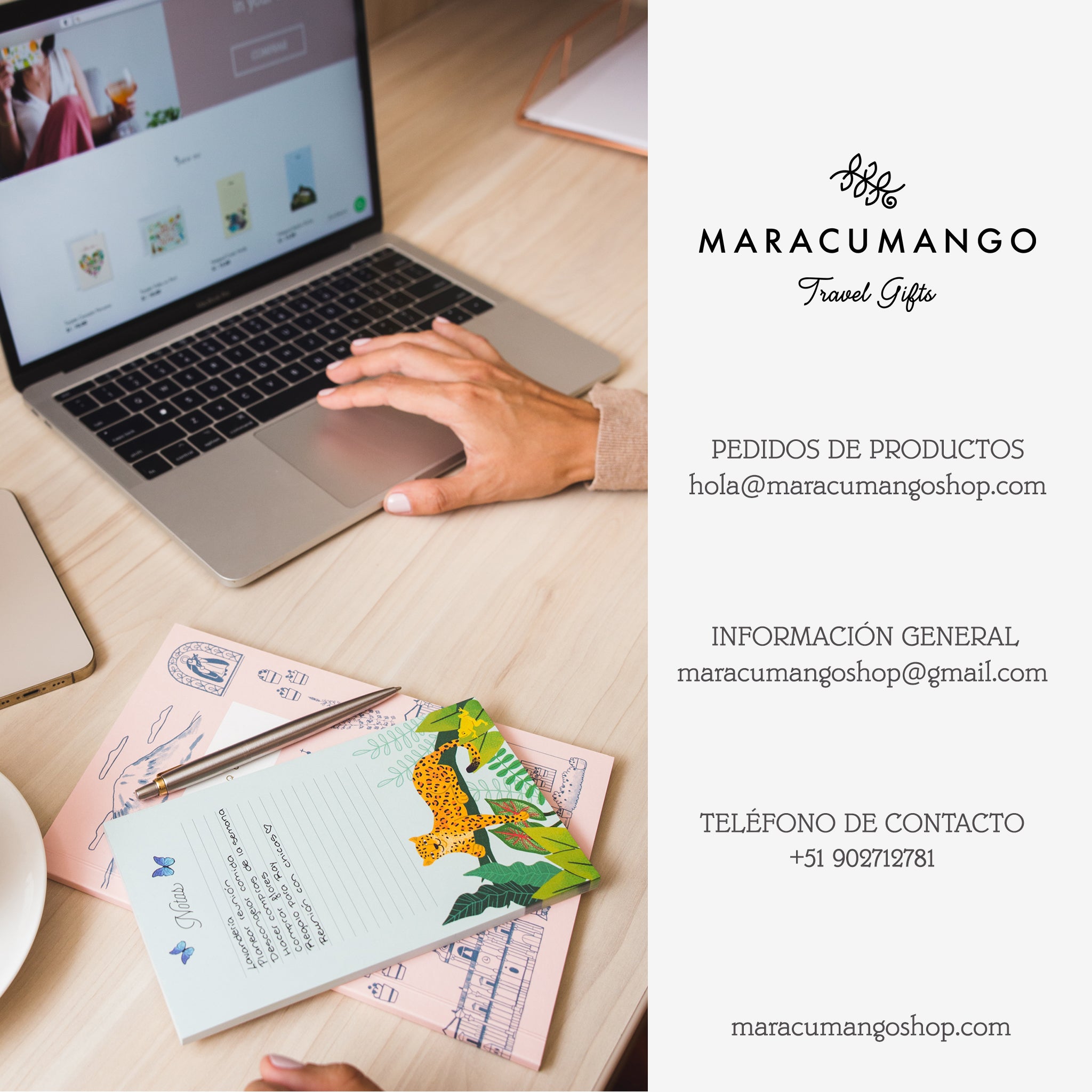 contacto maracumango travel gifts