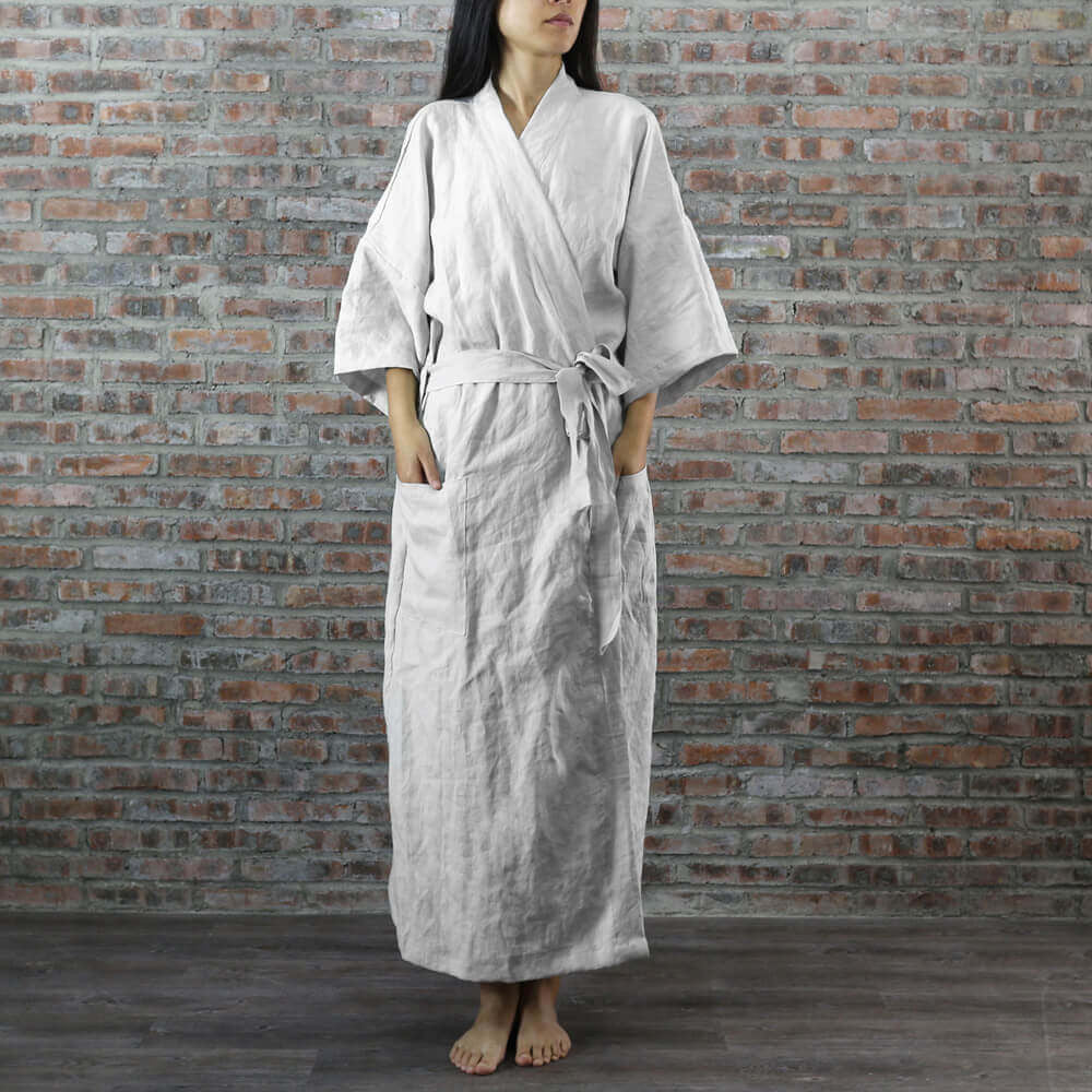 kimono style gown