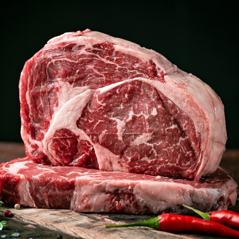 Halal Angus Rib-Eye Steak Premium Grain Fed - Saffron Alley product image