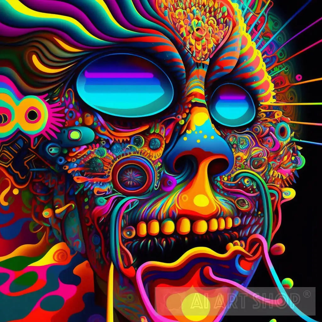 AI art, Digital art. dmt alien. DMT alien. Psychedelic images, psyc...