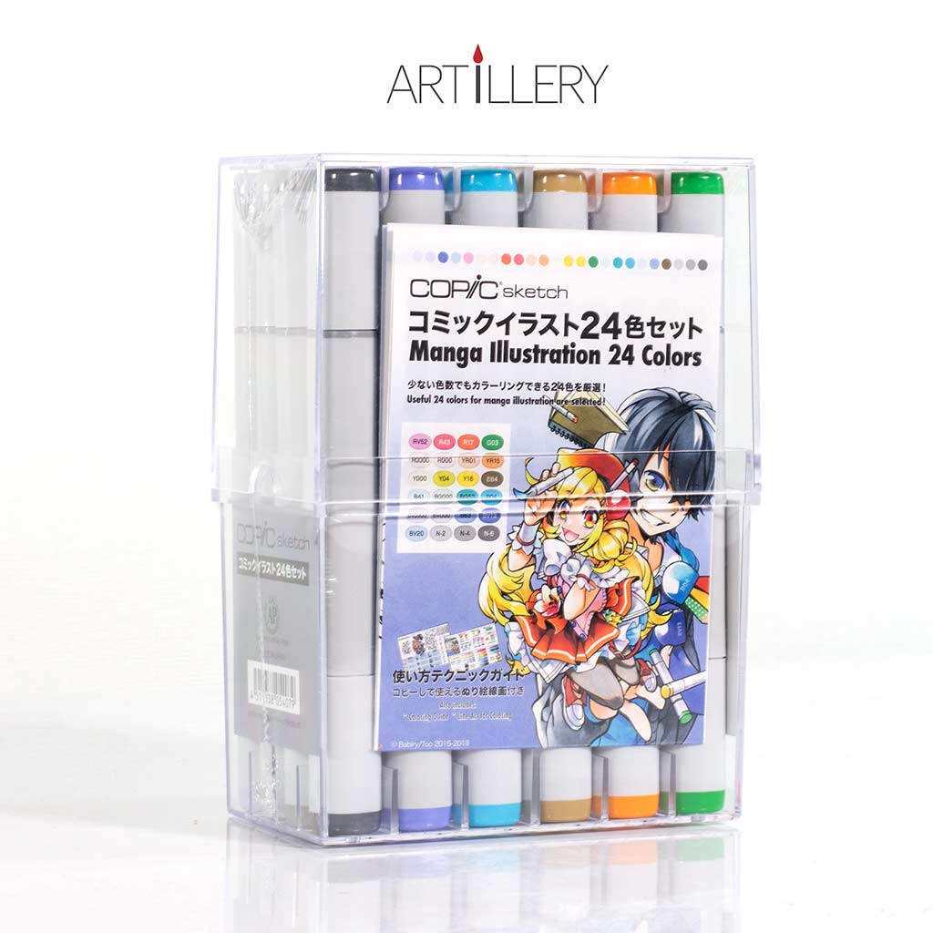 COPIC SKETCH MARKER SET - 24PC BASIC SET CMSB24