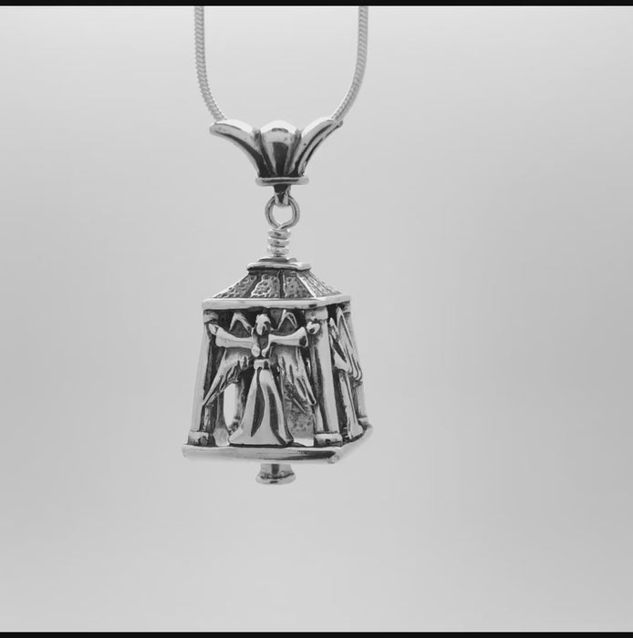 angel bell pendant