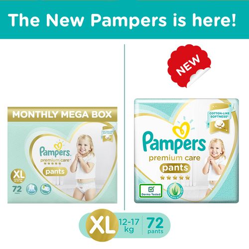 pampers xl monthly pack