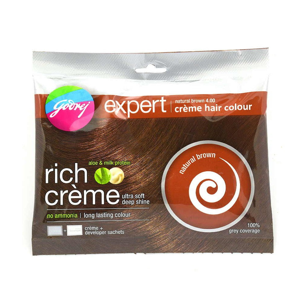 Godrej Expert Rich Creme Natural Brown 20g 20 ml  UrbanGroc