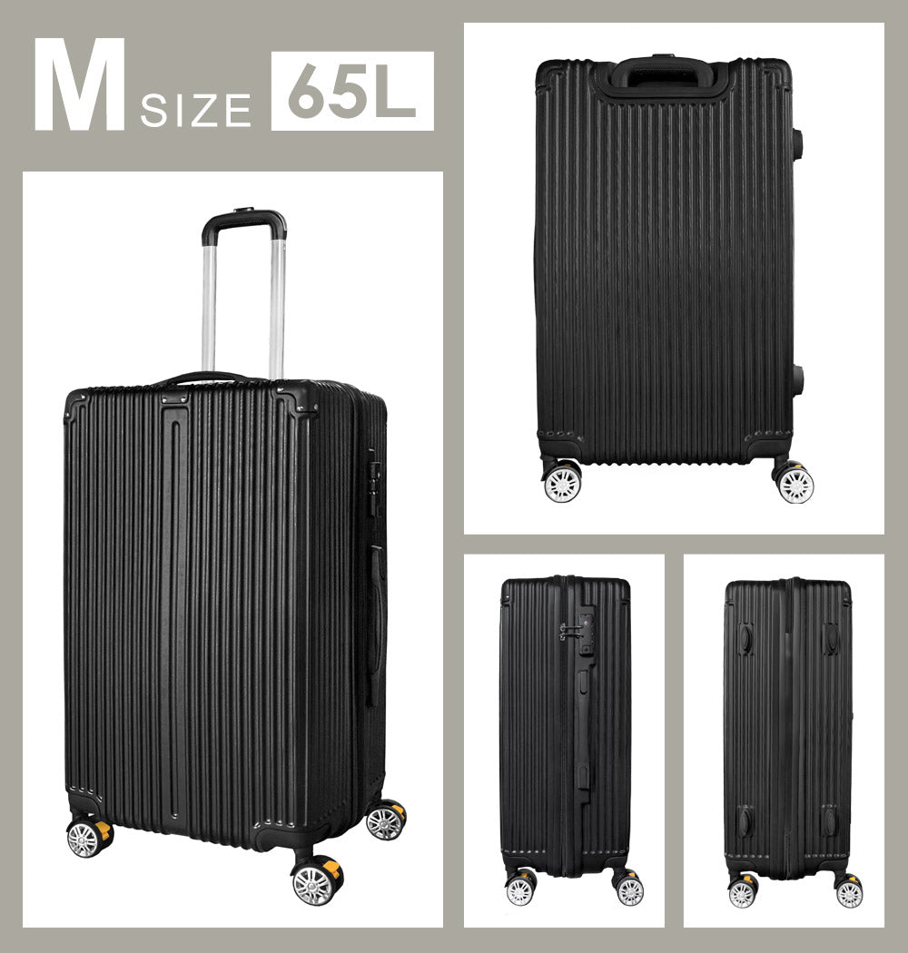 キャリーケース スーツケース Lサイズ 4-7泊 65L シルバー - バッグ