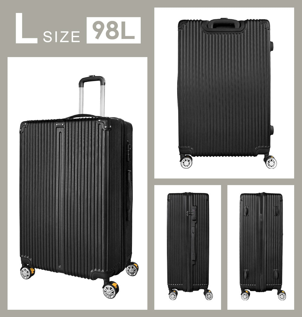 キャリーケース スーツケース 軽量 大容量 帰省 旅行 ビジネス グレー