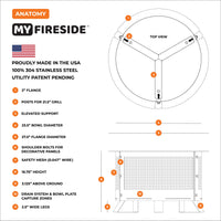 MYFIRESIDE FIRE PIT 24 - BIG GUY [BUNDLES]
