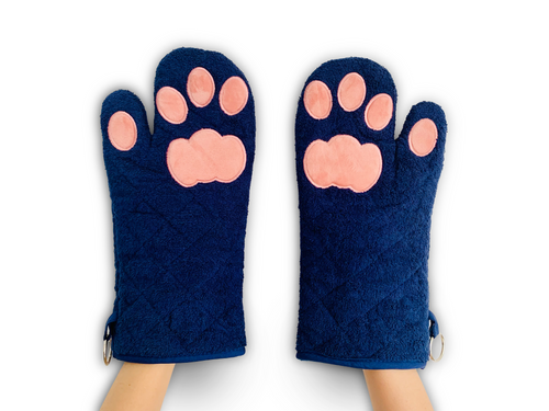 Cute Cat Oven Mitts - Blackbrdstore