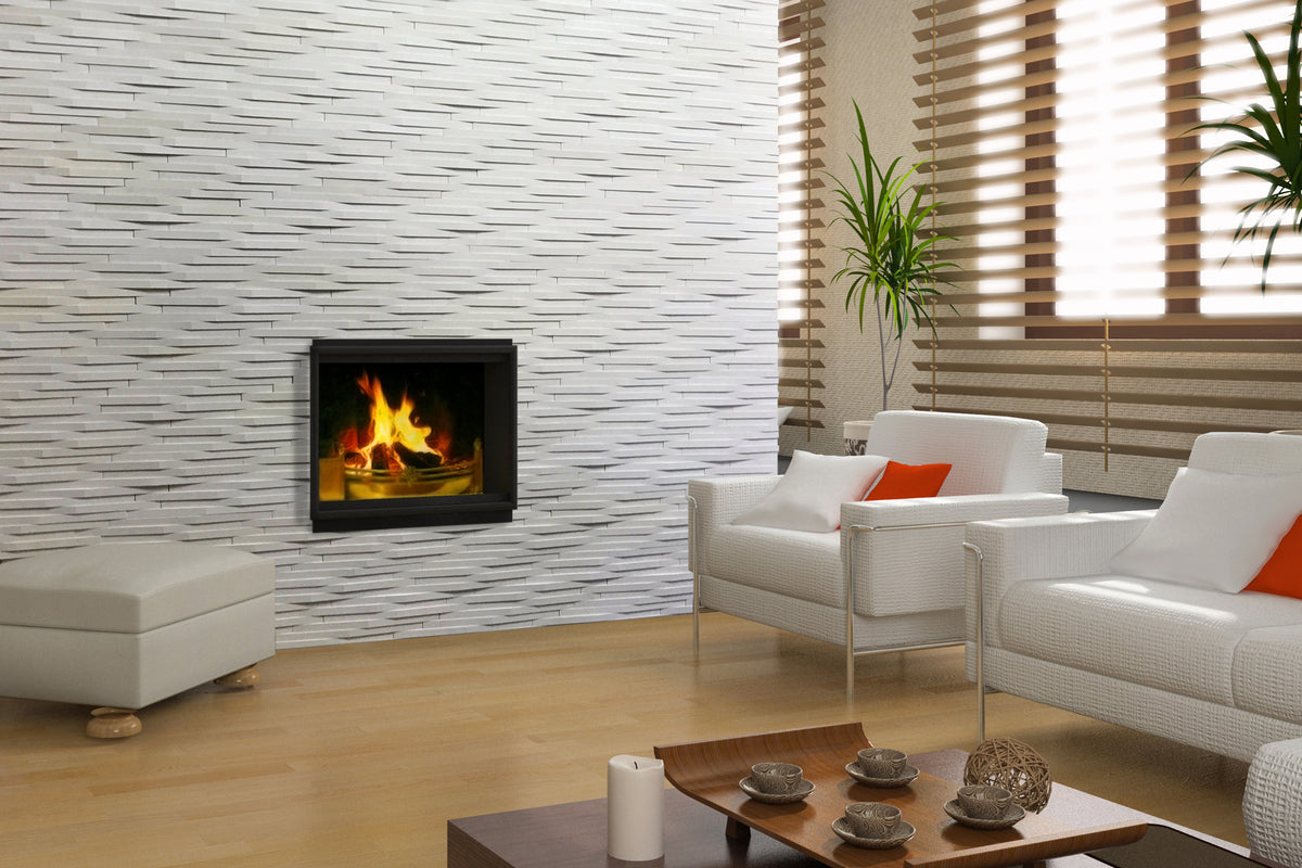 Island Stone Rhythms Fireplace