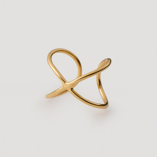 Equis gold ring