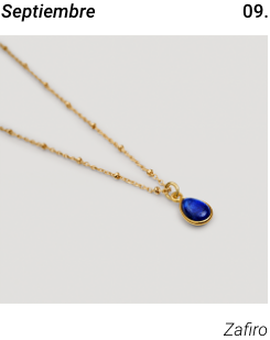 Collares septiembre BIRTHSTONE | Dime que me quieres