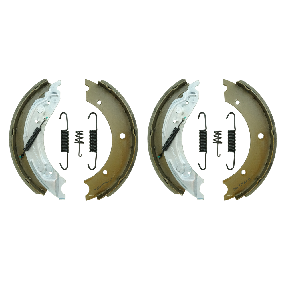 Single Axle 250mm x 40mm Trailer Brake Shoes - Knott / Ifor Williams P