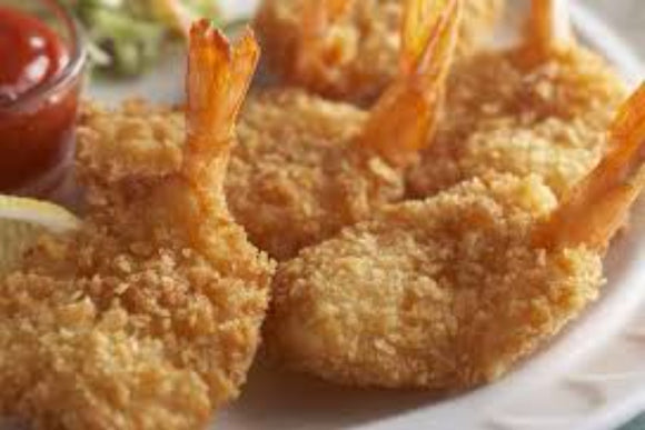 Jumbo Breaded Butterfly Shrimp U15 3lb P N Foodservice