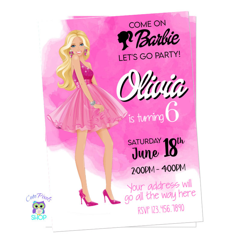Tiệc sinh nhật của công chúa nhỏ sắp tới, bạn đang muốn tạo cho con mình một bữa tiệc tuyệt vời? Hãy xem qua hình ảnh Barbie party invitation design để lựa chọn những mẫu thiếp thật đáng yêu và phù hợp với chủ đề tiệc nhé!