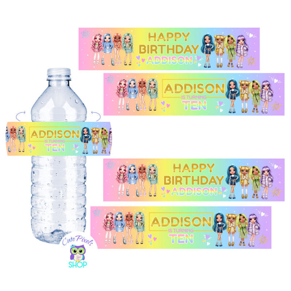 Free Printable Disney Encanto Themed Water Bottle Labels