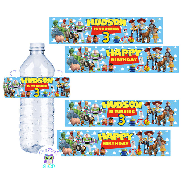 Toy Story – Water Bottle Label – Printable - 3Grafik