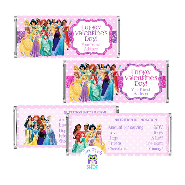 Printable Candy Bar Wrappers Girl Royal Princess Diva 