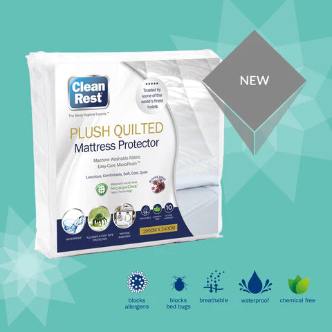 CleanRest Quilted Mattress Protector | Star Linen UK
