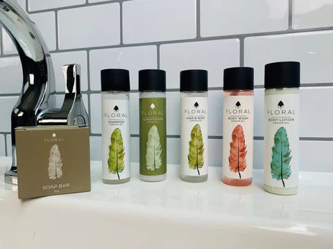 Floral toiletries