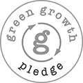 Green growth pledge logo