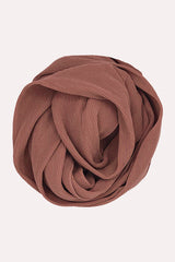 Fine Pleated Chiffon Hijab Round - Momina Hijabs