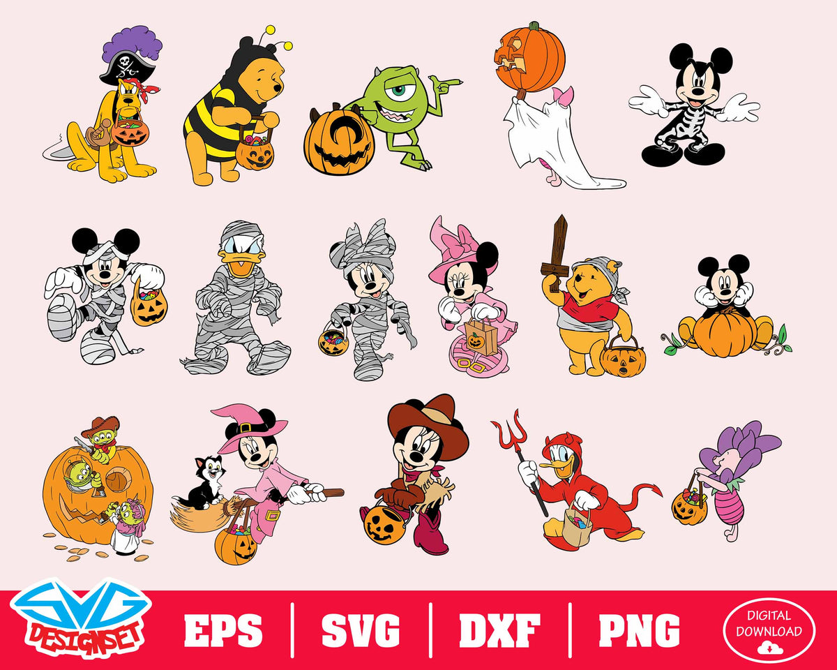 Unleash the Magic of Halloween with Enchanting Disney SVG Files