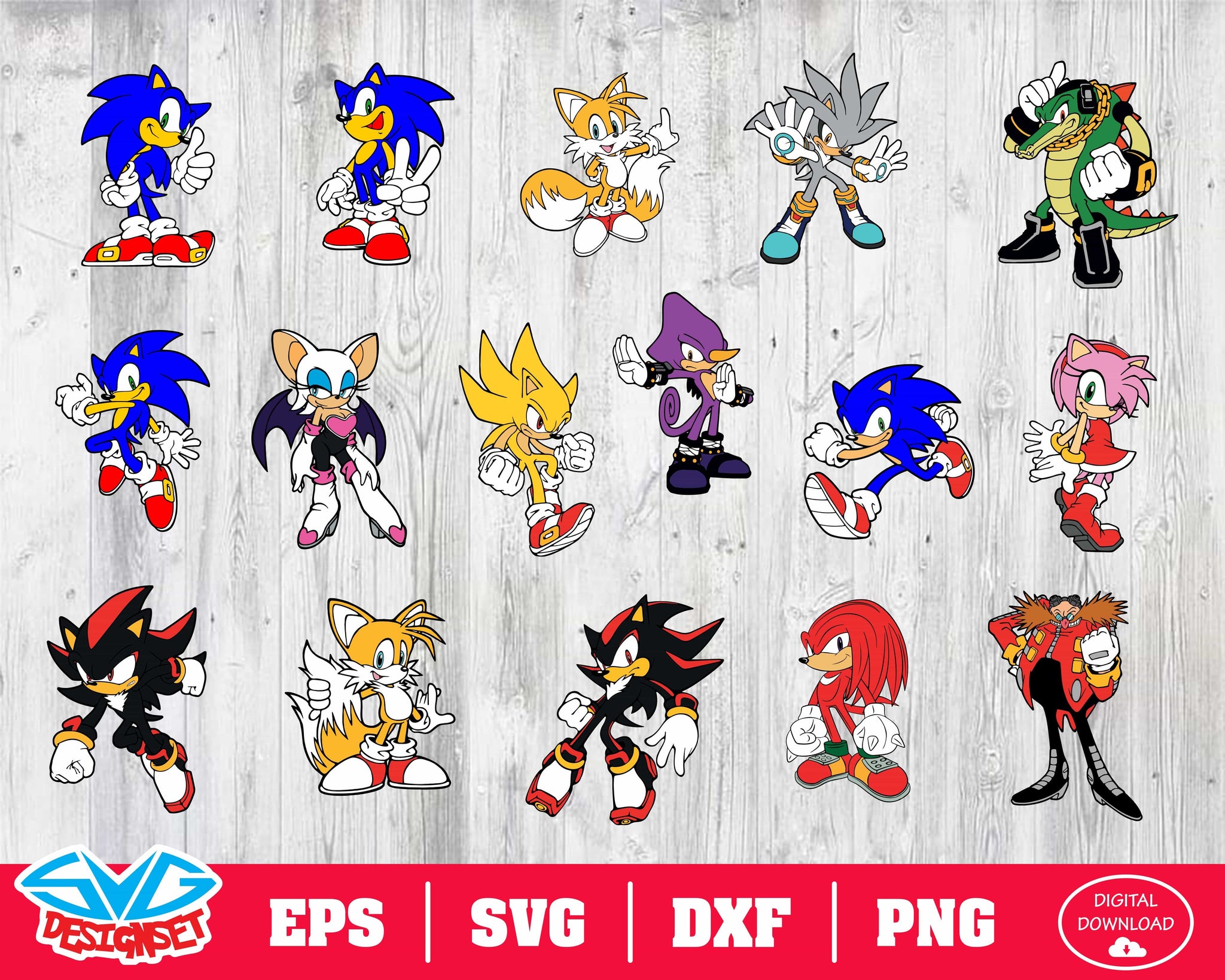 Download Sonic The Hedgehog Svg Dxf Eps Png Clipart Silhouette And Cutfile