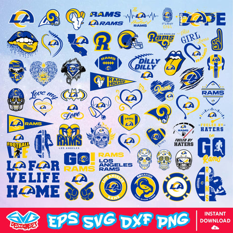 Los Angeles Chargers Team Logo NFL Silhouette Decal SVG Cut File for Cricut  Digital Download