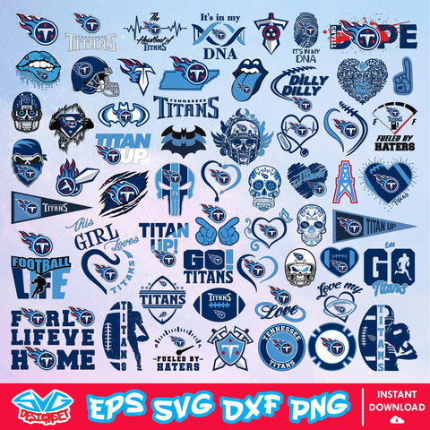 Tennessee Titans Svg Bundle, Titans Svg, Tennessee Titans Logo, Titans  Clipart, Football SVG bundle, Svg File for cricut, Nfl Svg