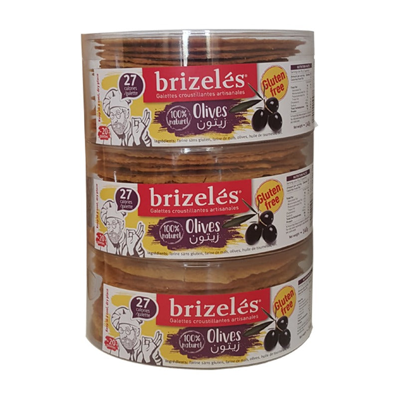 Gluten Free Olive Crackers - Brizeles