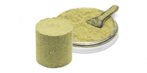 Kief pellet with pollen tray