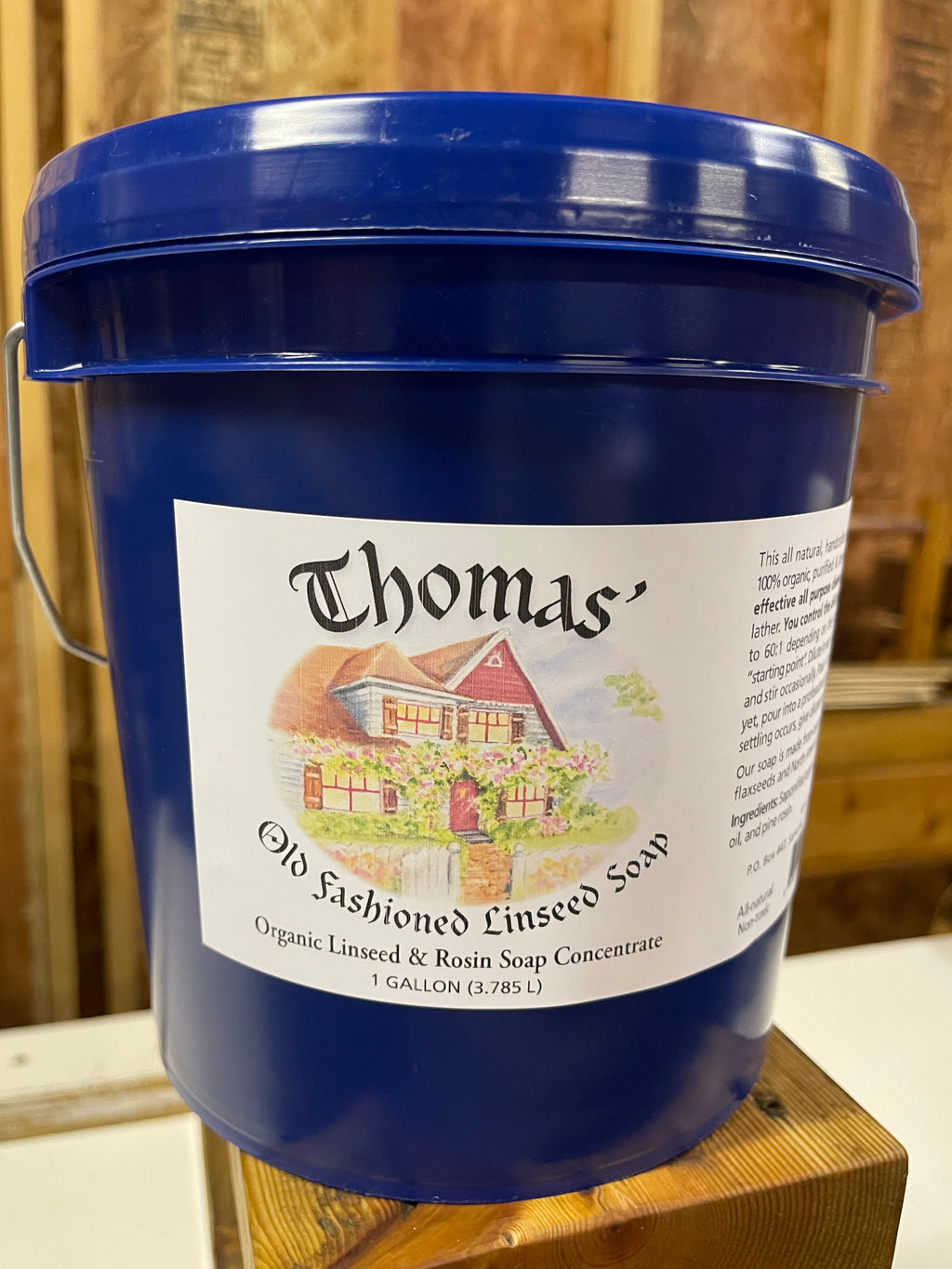 Thomas' Old Fashioned Linseed & Pine Tar Soap Concentrate - One Gallon