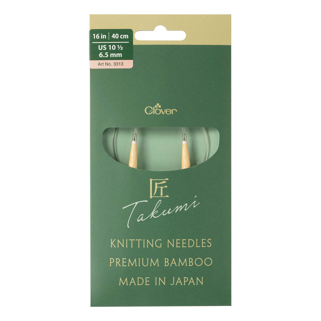 Clover 16 Pro Takumi Circular Bamboo Needles 10 US / 6.0mm