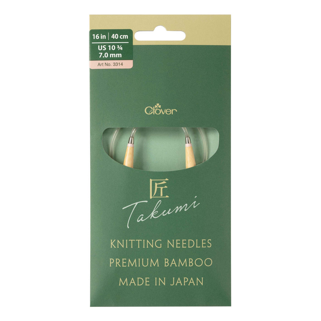 US 10 1/2 / 6.5 mm - Takumi Pro Circular Knitting Needles 16 - Clover