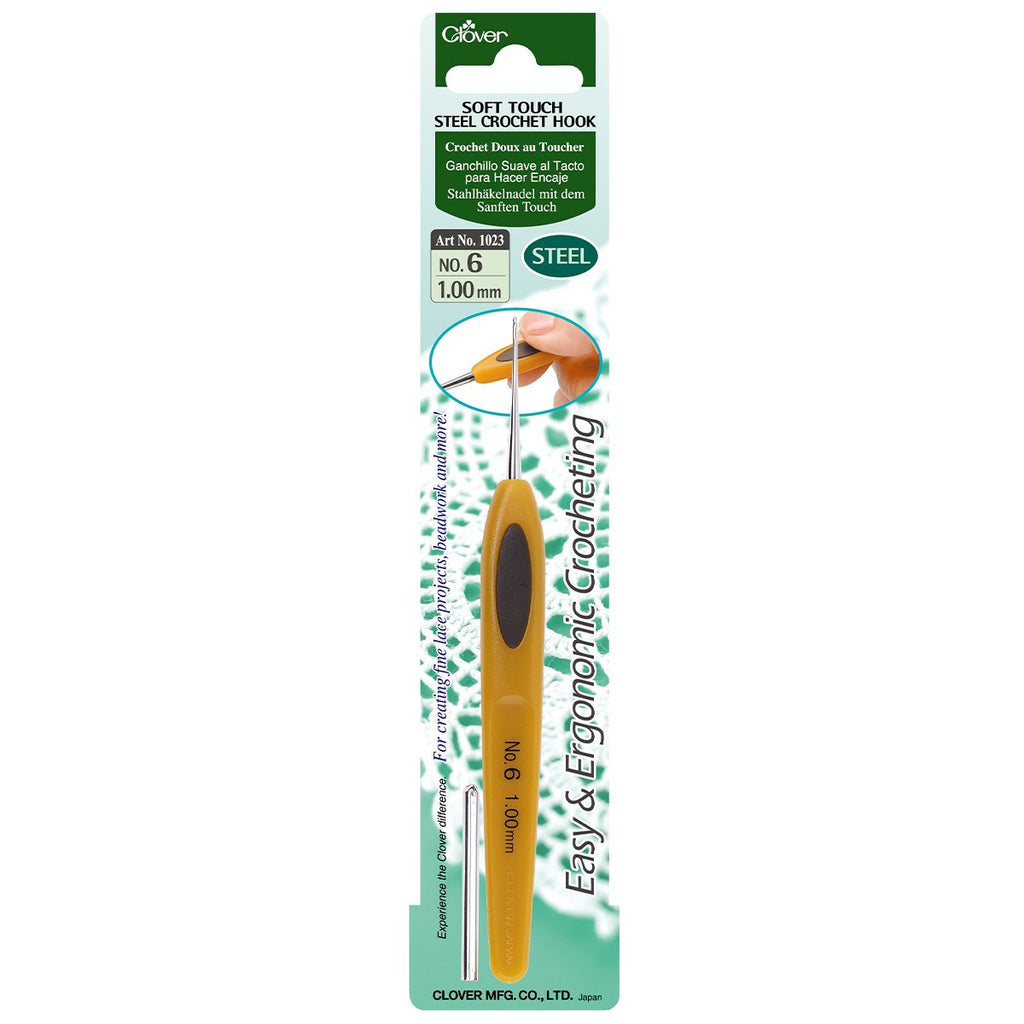 Clover Soft Touch Steel Crochet Hooks