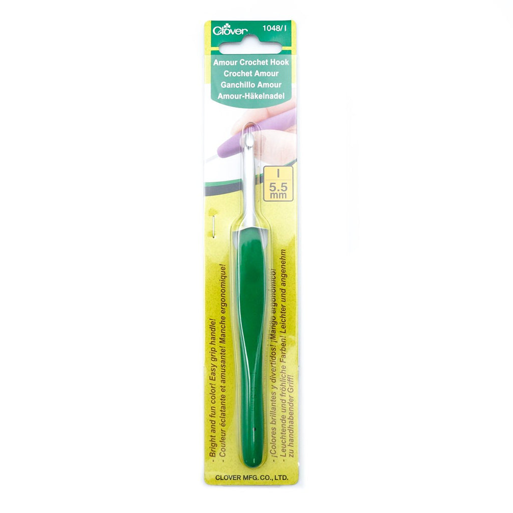 Clover Amour Crochet Hook Set 9 Hooks Sizes: 2mm-6mm Gift Hobby Knitting  Soft Touch Handle Aluminium Hook -  Hong Kong