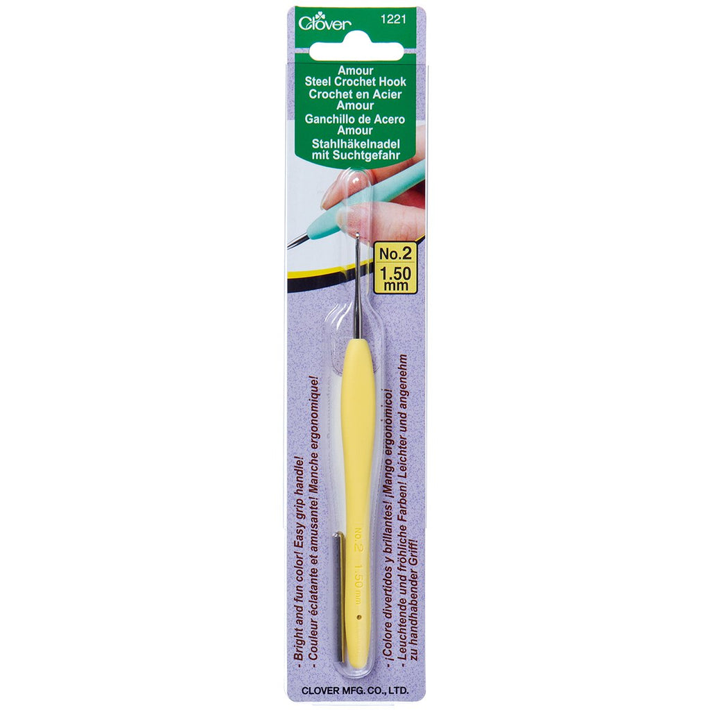 Clover Amour Steel Crochet Hook-Size 8/.9mm, 1 count - Kroger